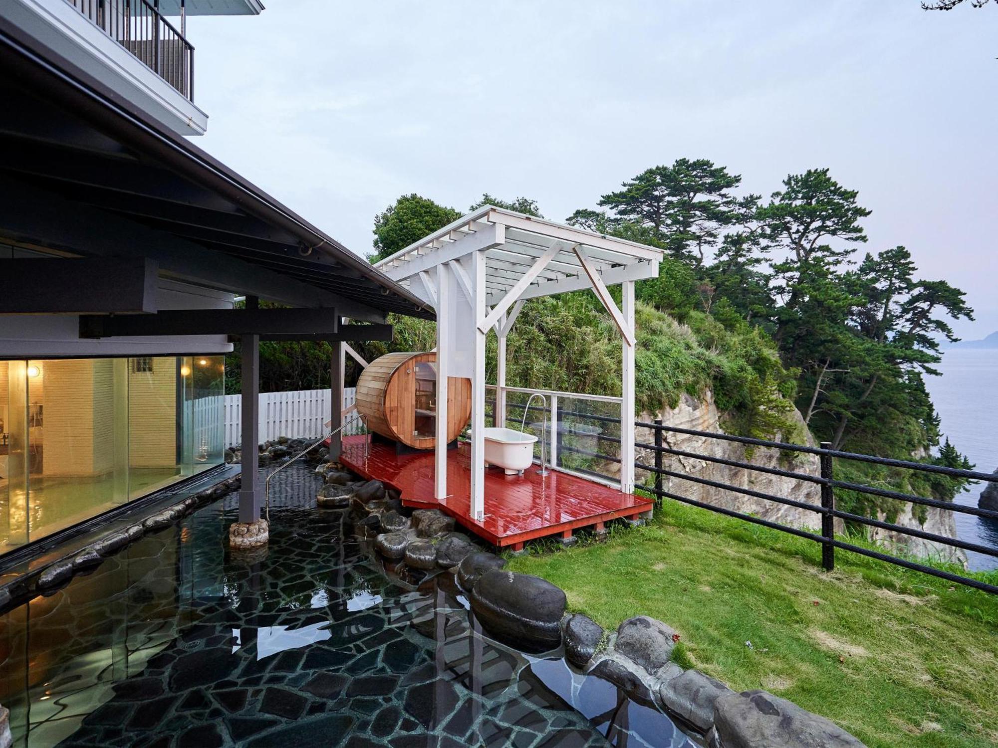 ホテル 堂ヶ島温泉　アクーユ三四郎 西伊豆町 エクステリア 写真